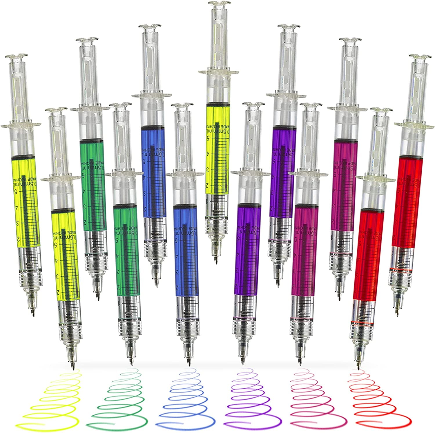Zoecor 10Colors Kawaii Ballpoint Pen Multi Color Cute Gel Pens