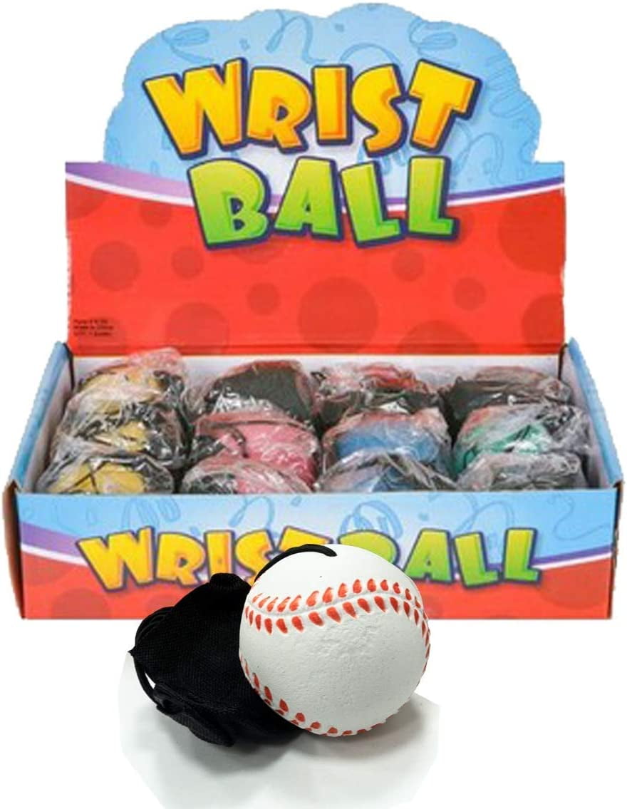 Kicko Practice Baseballs on Elastic Cord - 12 Pack - 2.25 Inch