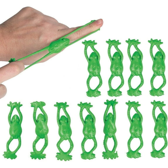 Kicko Vinyl Stretchable Flying Slingshot Frogs