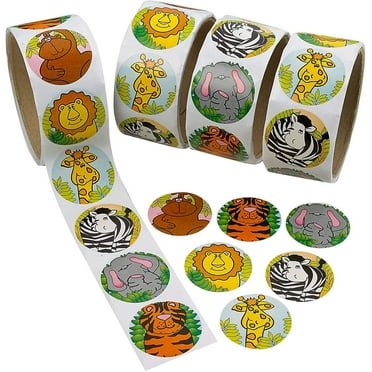 1000Pcs Round Animal Sticker Roll Reward Stickers For Teacher Motivational Sticker With 16 Different Patterns 2 5cm Selfadhesive Round Sticker For Student Classroom P 139052699