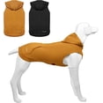 thumbnail image 1 of Kickred 2 Pieces Basic Cotton Dog Hoodie Sweater, Soft Pet Clothes Dog Sweatshirts, Dog Outfit Coat Pullover with Pocket and Leash Hole for Small Medium Large Dogs, XS, 1 of 6