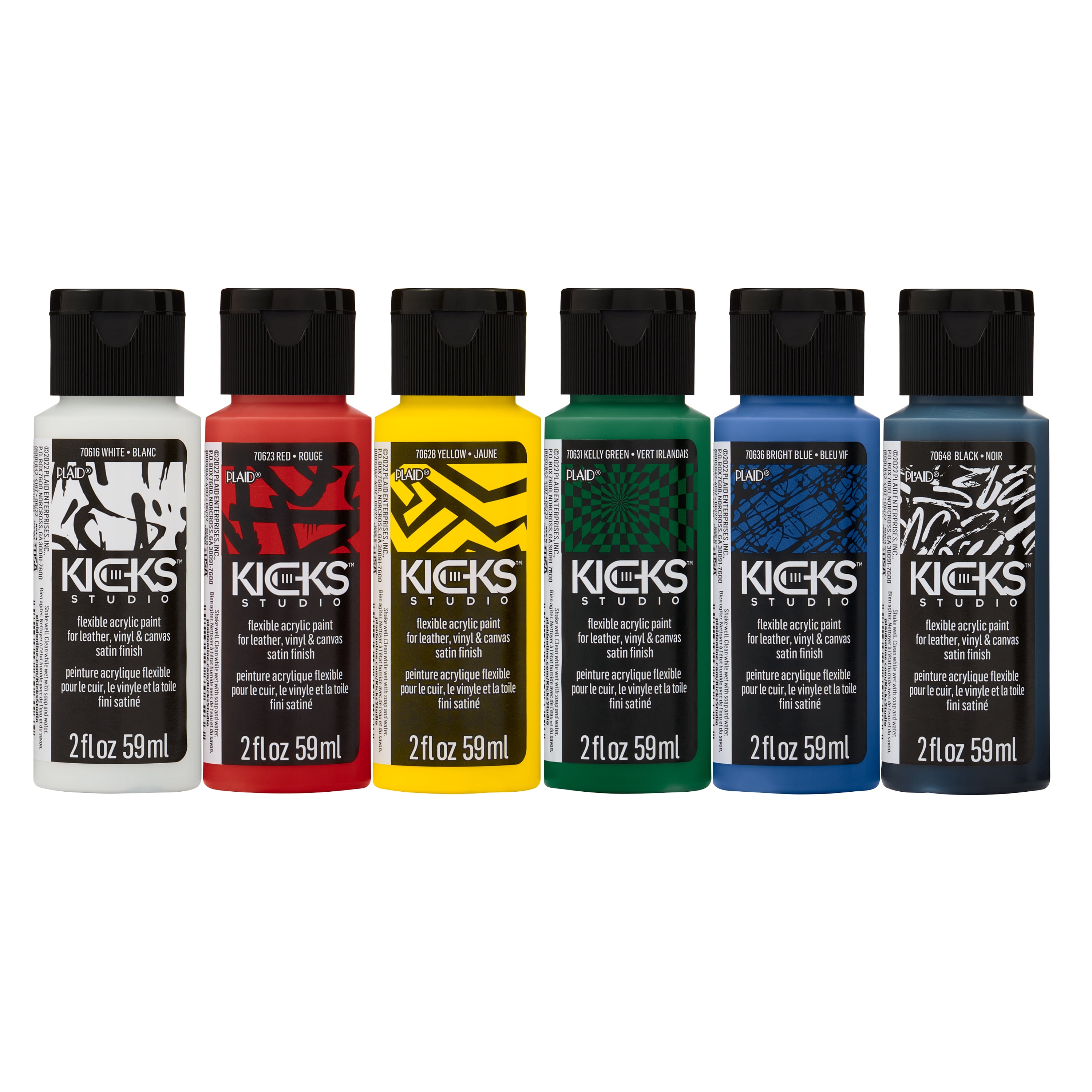 2 x Angelus Acrylic Leather Paint Water Resistant 1 Oz - Available 26  Colors
