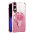 thumbnail image 1 of Kickstand Case for OnePlus Nord CE 4 Cover Soft TPU Silicone Phone Case with Luxury Magnetic Mirror Stand Shell for Women Men Anti-Fall Cover Compatible with OnePlus Nord CE 4 Case, 1 of 7