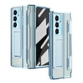 thumbnail image 1 of Kickstand Case for Samsung Galaxy Z Fold 7 with Hinge Protection, Screen Protector Wireless Charging Anti-Fingerprint Luxury Shockproof All-Inclusive Case for Samsung Z Fold 7 5G, Blue, 1 of 7