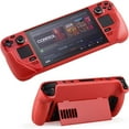 thumbnail image 1 of Kickstand Case for Steam Deck - Protective and Reliable Accessory with Stand Function-Red, 1 of 5
