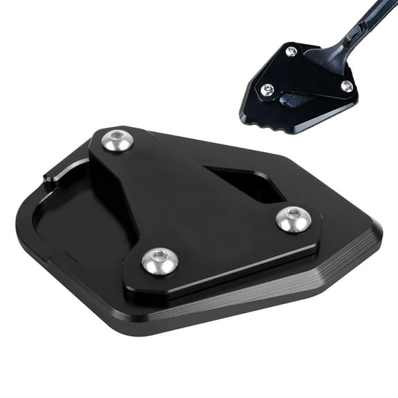 Kickstand Extender Enlarger Pad Side Stand Extension Plate Replacement for Honda Rebel 1100 CMX1100 2021-2024 Side Parking Stand Foot Pad(Black)