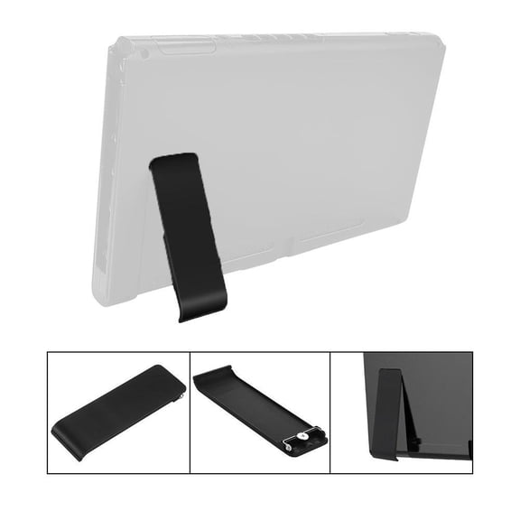 Kickstand Replacement for Nintendo Switch Console, Rear Stand Bracket Repair Part, ABS Back Cover Support Stand
