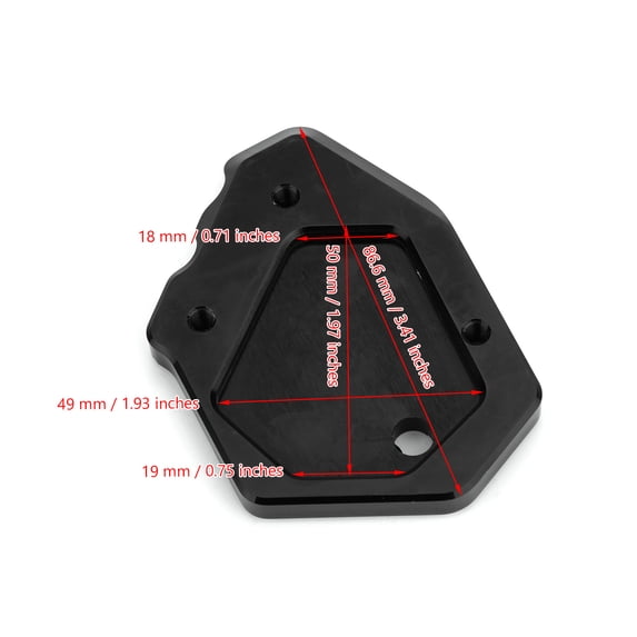 Kickstand Side Stand Extension Plate For Benelli Leoncino 500 BJ250 TNT25 BJ300