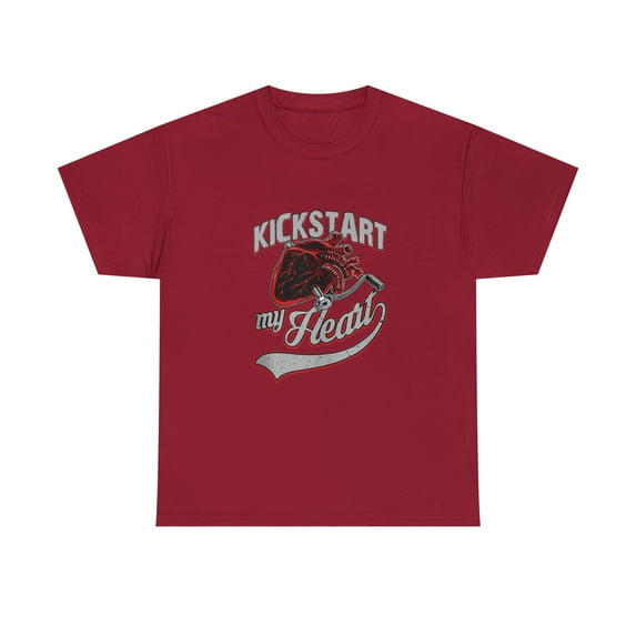 Kickstart My Heart MX Motocross Dirt Bike Rider Motorcycle T-Shirt