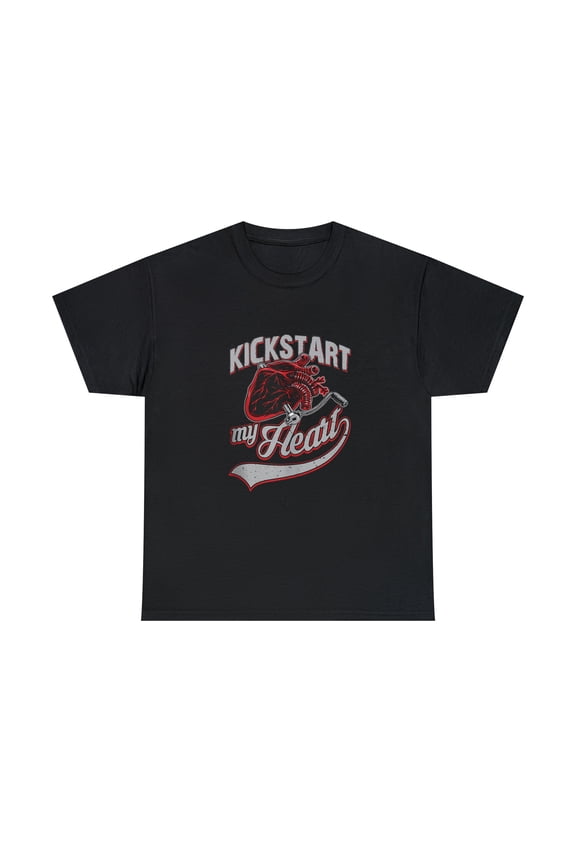 Kickstart My Heart MX Motocross Dirt Bike Rider Motorcycle T-Shirt