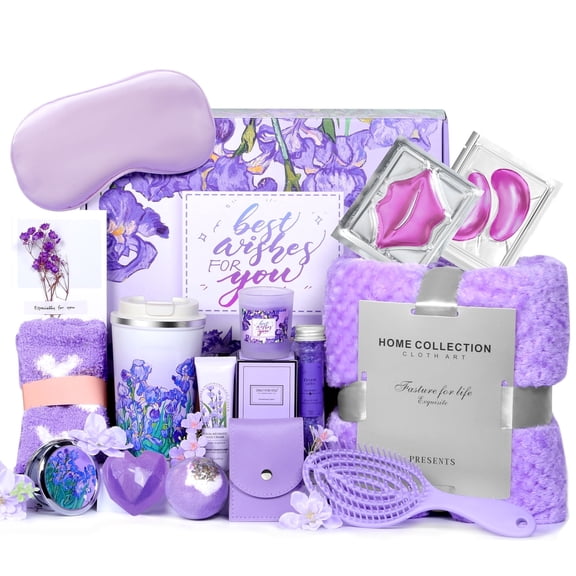 Kicpot Birthday Gifts for Women,Friend Mom Sister Her Self Care Gift Get Unique Relaxing Spa Day Stuff,Valentines Day Gift, Mothers Day Gifts for Mom