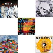 Kid A 2LP/180G & Hail To The Thief 2LP/45 RPM/180G & In Rainbows 180G & Moon Shaped Pool Foil Gatefold Cover & Pablo Honey 180G