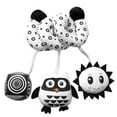 Kid Activity Black White Spiral Hanging Animal Toy Hanging Child Toy