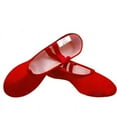 thumbnail image 1 of Kid Adult Canvas Split Sole Ballet Dance Shoes Pointe Slippers Gymnastics Shoes, 1 of 6