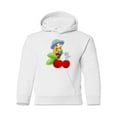 thumbnail image 1 of Kid And Kitten On Fruit Hoodie Juniors -Image by Shutterstock,  Small, 1 of 4