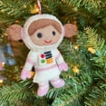 thumbnail image 1 of Kid Astronaut Ornaments - Felt Wool Fair Trade Christmas Decor Handmade in Nepal, 1 of 5