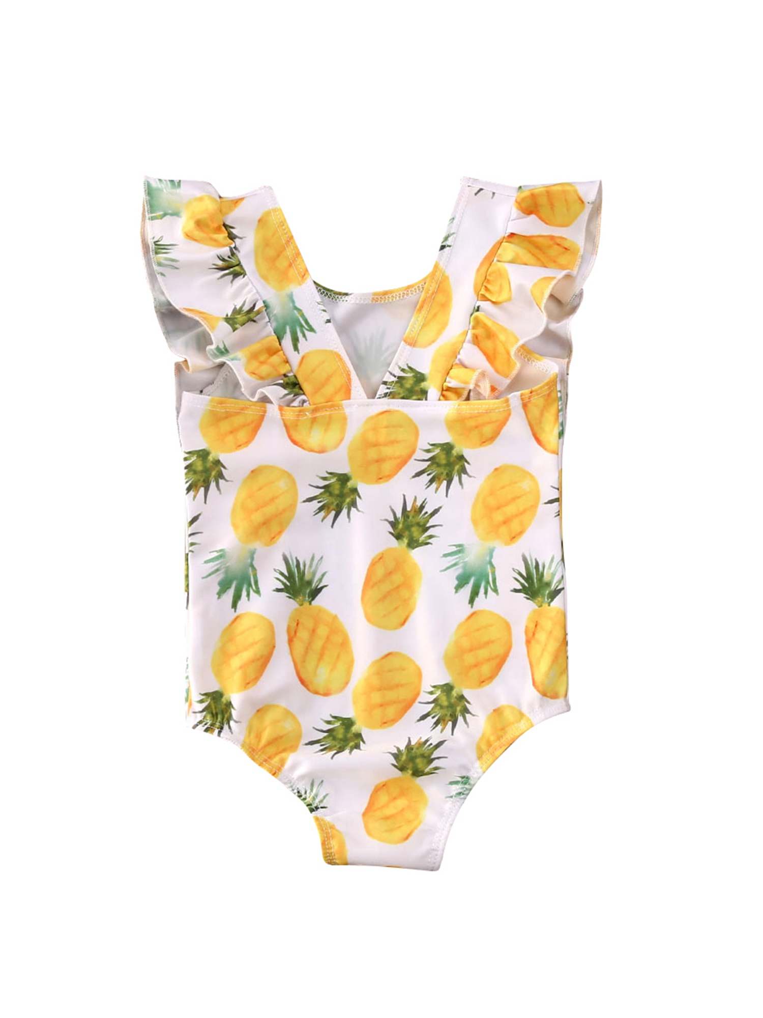 Kid Baby Girl Ruffle Bikini Swimwear Swimsuit Bathing Beach OnePiece