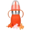 thumbnail image 1 of Kid Basix by New Wave - Safe Sippy 2; Baby & Toddler Stainless Steel Cup with Straw, 1 of 4