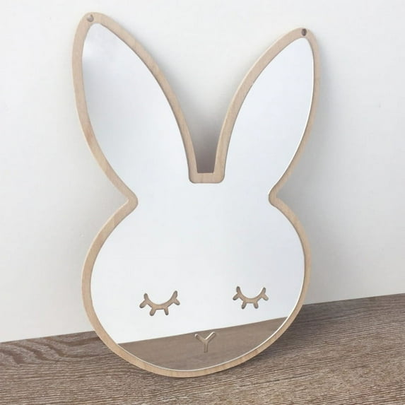 Kid Bedroom Nursery Decoration Shatterproof Acrylic Mirror Bunny Butterfly Wall Art Decor Mirror