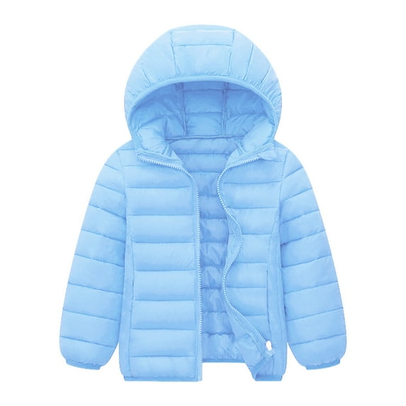 Kid Big Boys Winter Coats & Jackets,Kids Lightweight Padded Hooded Puffer Autumn and Winter Coat,3-11 Years