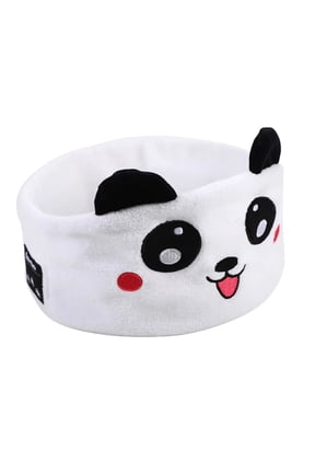 Kid Bluetooth Headphone Sleep Mask Bluetooth 5.0 Stereo Music Player Support Handsfree Soft Music Headband Panda