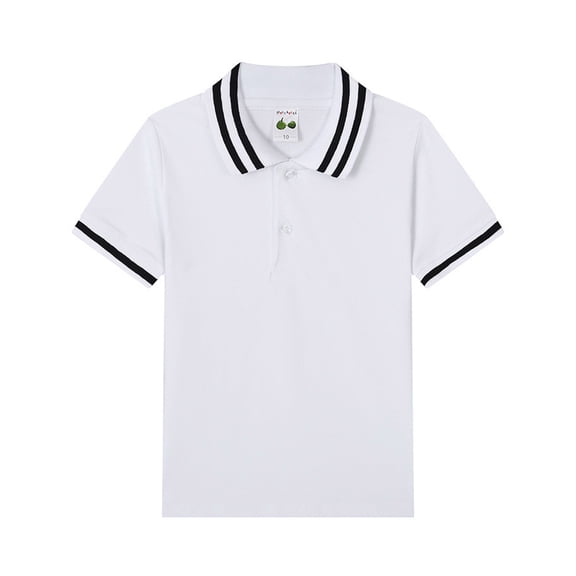 Kid Boy Polo Shirt Boys Polo Shirts Boy Short Sleeve Shirt Summer Polo Shirt 3-4 Years