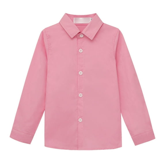 Kid Boys Button Down Shirts Boys Formal Shirt Boys Pink Button Down Shirt School Shirts For Boys 5-6 YearsFormal Outfits