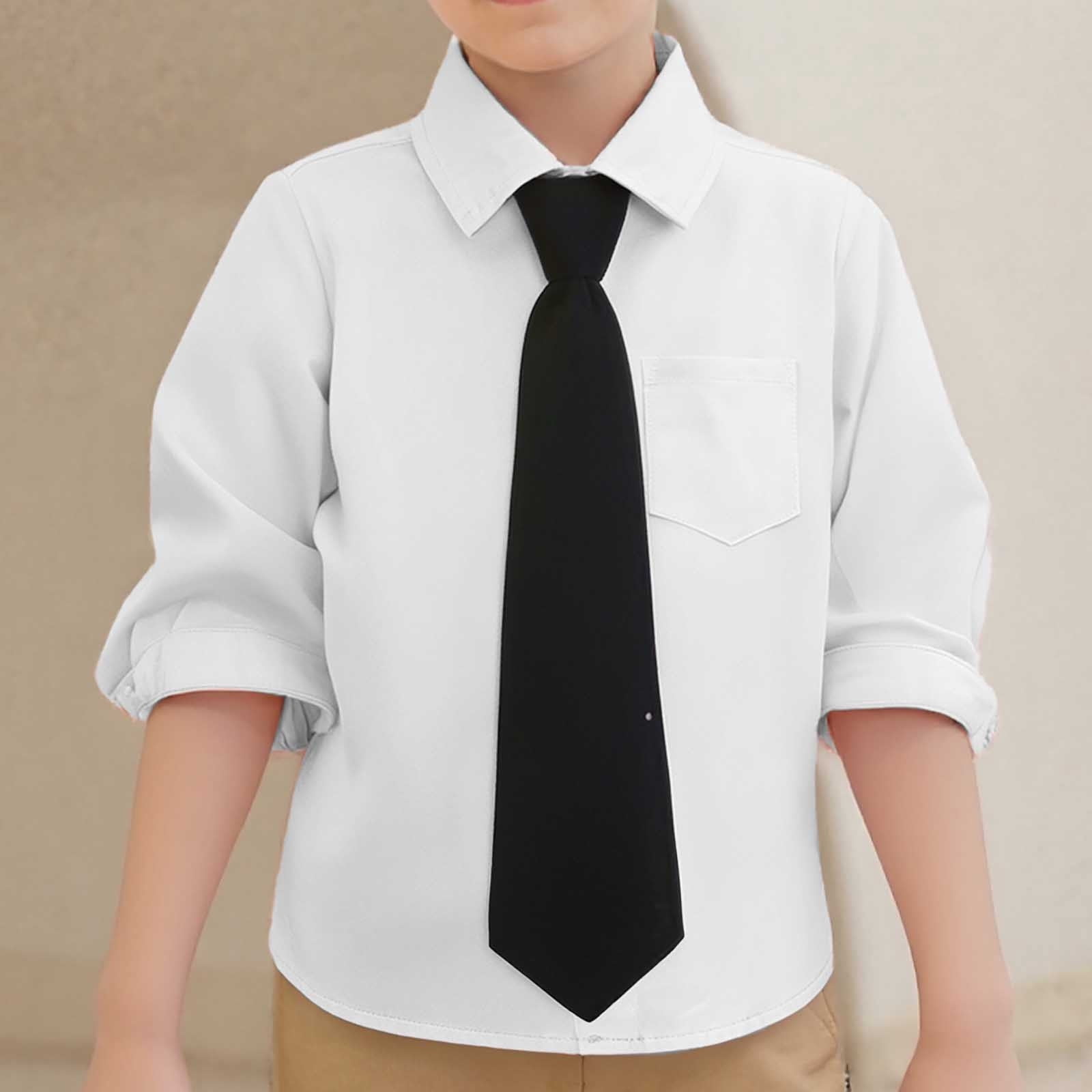 Baby Button Girls Kids Shirts White Boys Blouse Tops Chlidren