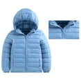 thumbnail image 1 of Kid Boys Girls Winter Coat Lightweight Water-Resistant Hooded Kids Puffer Jacket Boys' Outerwear Jackets & Coats 3-4 Years, 1 of 5