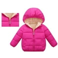 thumbnail image 1 of Kid Boys Girls Winter Coat Lightweight Water-Resistant Hooded Puffer Jacket Girls Coats Size 4-5 Years, 1 of 5