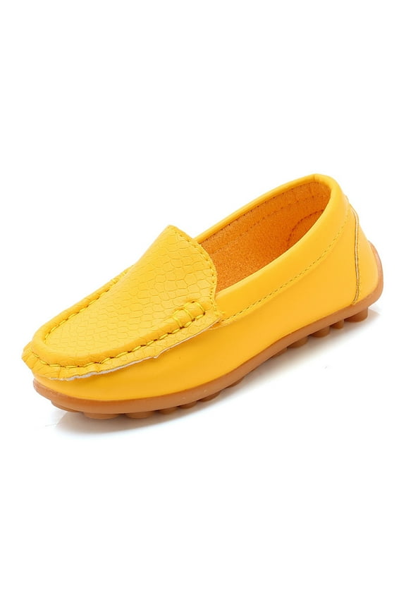 Kid Boys On Loafers Dress Flat Shoes Boat Shoes