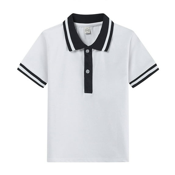 Kids Boys Polo Shirt Boys' Polo Shirts Short Sleeve Shirt Casual Blouse Tops Pullover 3-4 Years