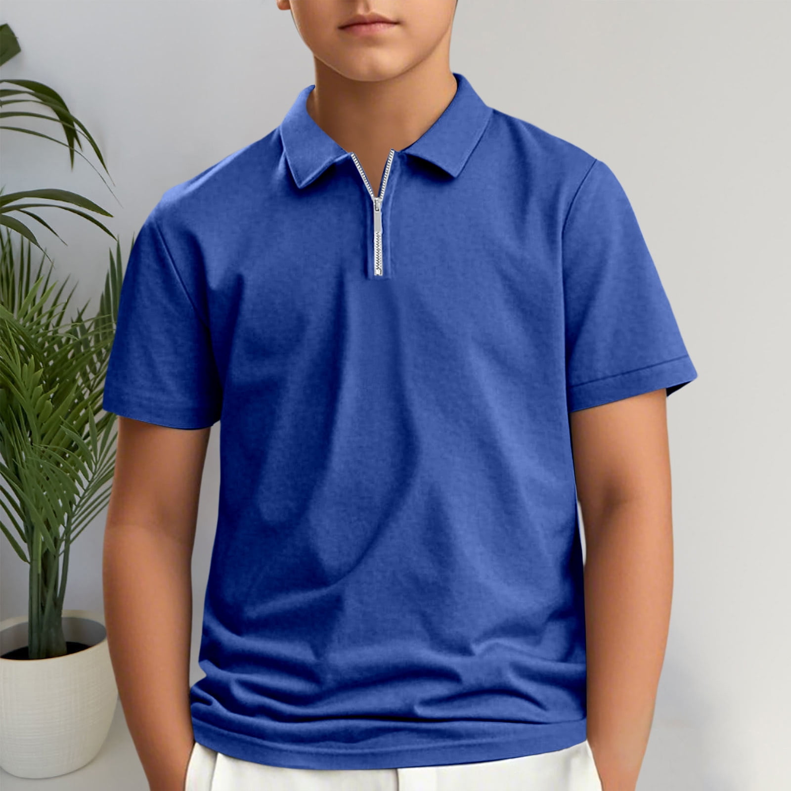Little Boys' Polo Shirts Purple Tshirt Boys Casual Blouse Tops