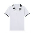 thumbnail image 1 of Kids Boys Polo Shirt For Boys Polo Shirts Short Sleeve Tops Kids Collar Shirts Boys 6-7 Years, 1 of 4