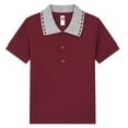 thumbnail image 1 of Kid Boy Shirt Boys Polo Shirt Short Sleeve Polo Shirts Boys Button Down Shirt 9-10 Years, 1 of 3
