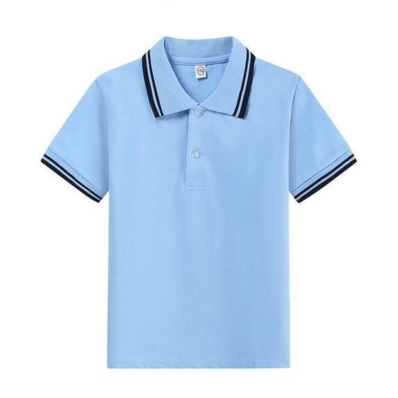 Kids Boys Shirt For Boys Polo Shirts With Short Sleeves Rugby Shirts 5-6 Years