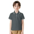 thumbnail image 1 of Kid Boys Shirt For Boys Polo Shirts With Short Sleeves Tee Tops Clothes 5-6 Years, 1 of 6