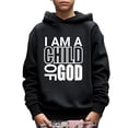 thumbnail image 1 of Kid Boys Sweatshirt I AM A CHILD OF GOD Letter Print Cute&Cozy Pullover Hoodies Size: 5-14, 1 of 9