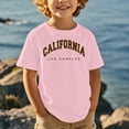 thumbnail image 1 of Kid Boys T Shirts California Shirts Letter Print short Sleeve Short Sleeve Fashion Tops Tees Boys Clothes Size 6-7 Years, 1 of 3