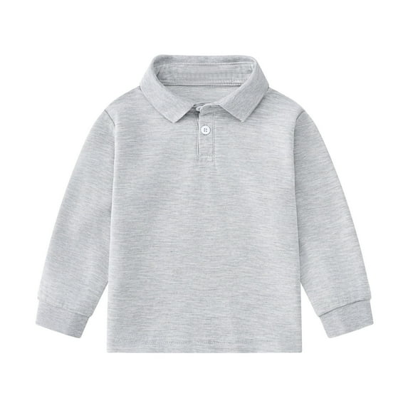Kid Boys Polo Shirt Boys' Polo Shirts Short Sleeve Toddler Shirts Rugby Button Down Shirt 4-5 Years