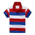 thumbnail image 1 of Kids Boys Uniform Shirts For Boys Polo Shirts Boys Short Sleeve Polo Shirts Summer Shirt 8-9 Years, 1 of 2