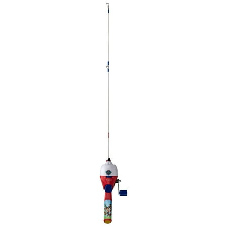 Kid Casters Paw Patrol Youth Spincast Fishing Combo with Fiberglass Rod