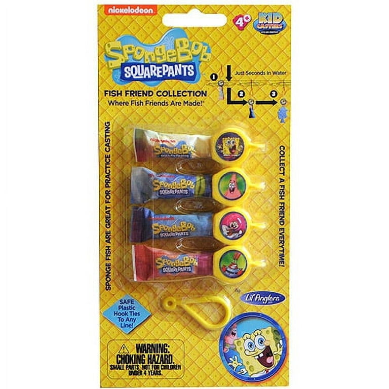 Kid Casters SpongeBob SquarePants Bait Pack – Sponge Fish Training