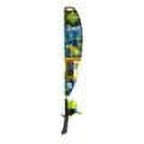 TEENAGE MUTUNT TURTLE TANGLE FREE TELESCOPING kids fishing rod blue color