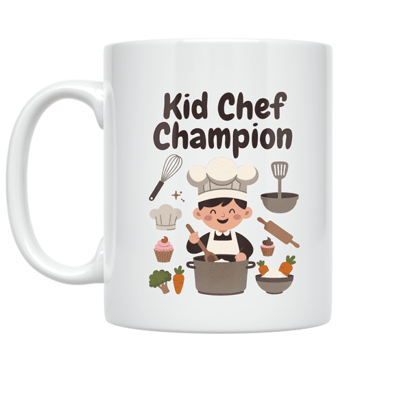 Kid Chef Champion Cooking Inspiration - Young Chefs - 11 oz Ceramic Coffee Mug