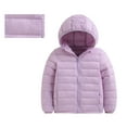thumbnail image 1 of Kid Coat Light Weight Water-Resistant with Hood Puffer Jacket Kids Baby Girl Winter 4-5 Years, 1 of 5