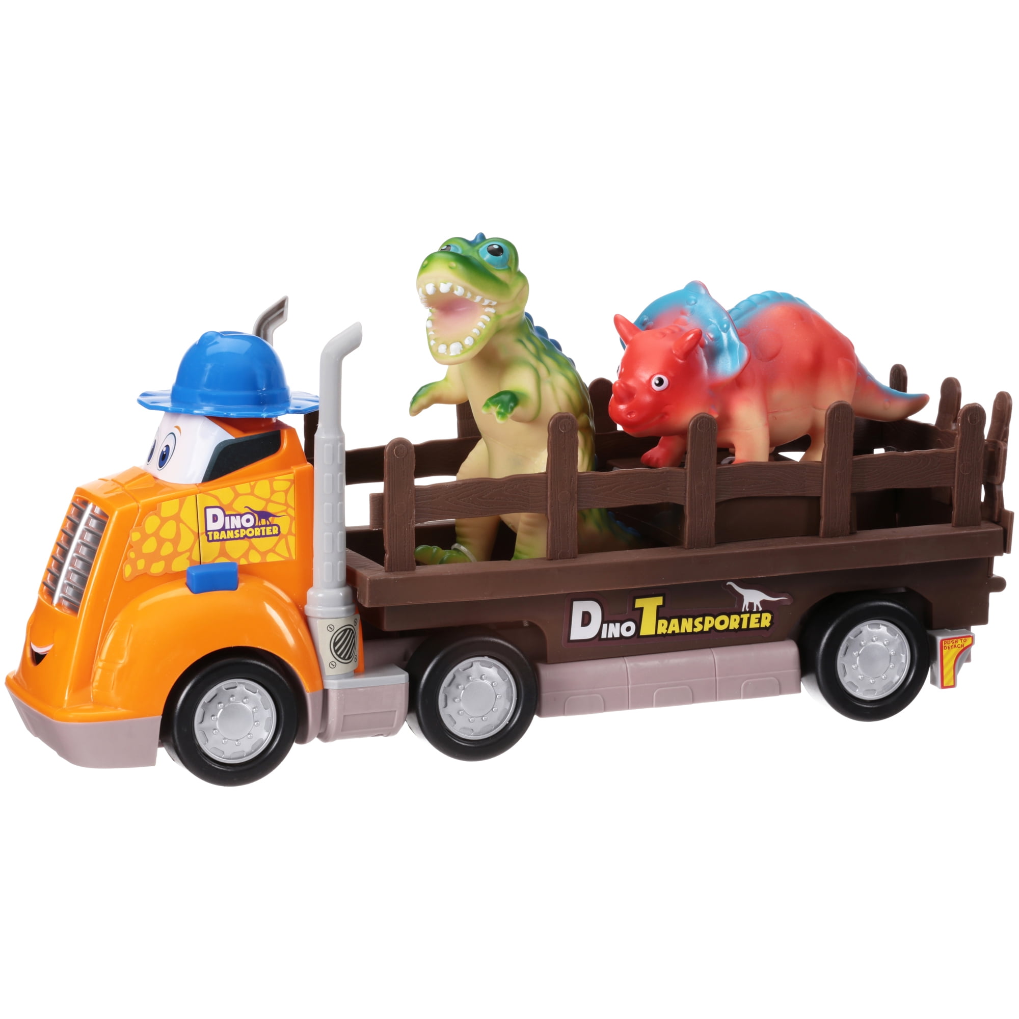 HEALTHTIME Dino Truck Set Simulação De Dinossauro Transportador De