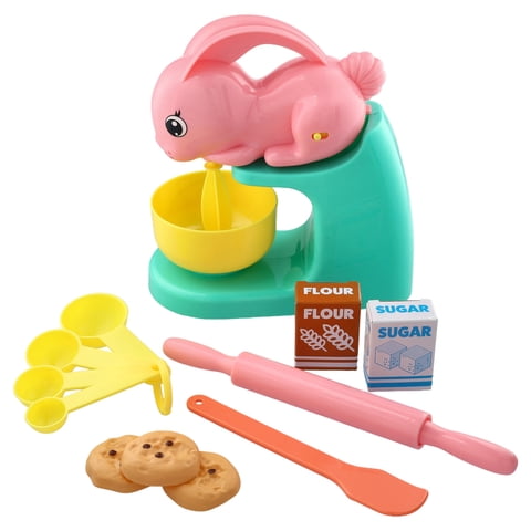 Kid Connection Bunny Mixer Pretend Play Set, 9 Pieces