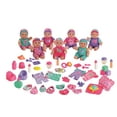 Kid Connection Deluxe 9" Baby Doll Playset, 48 Pieces