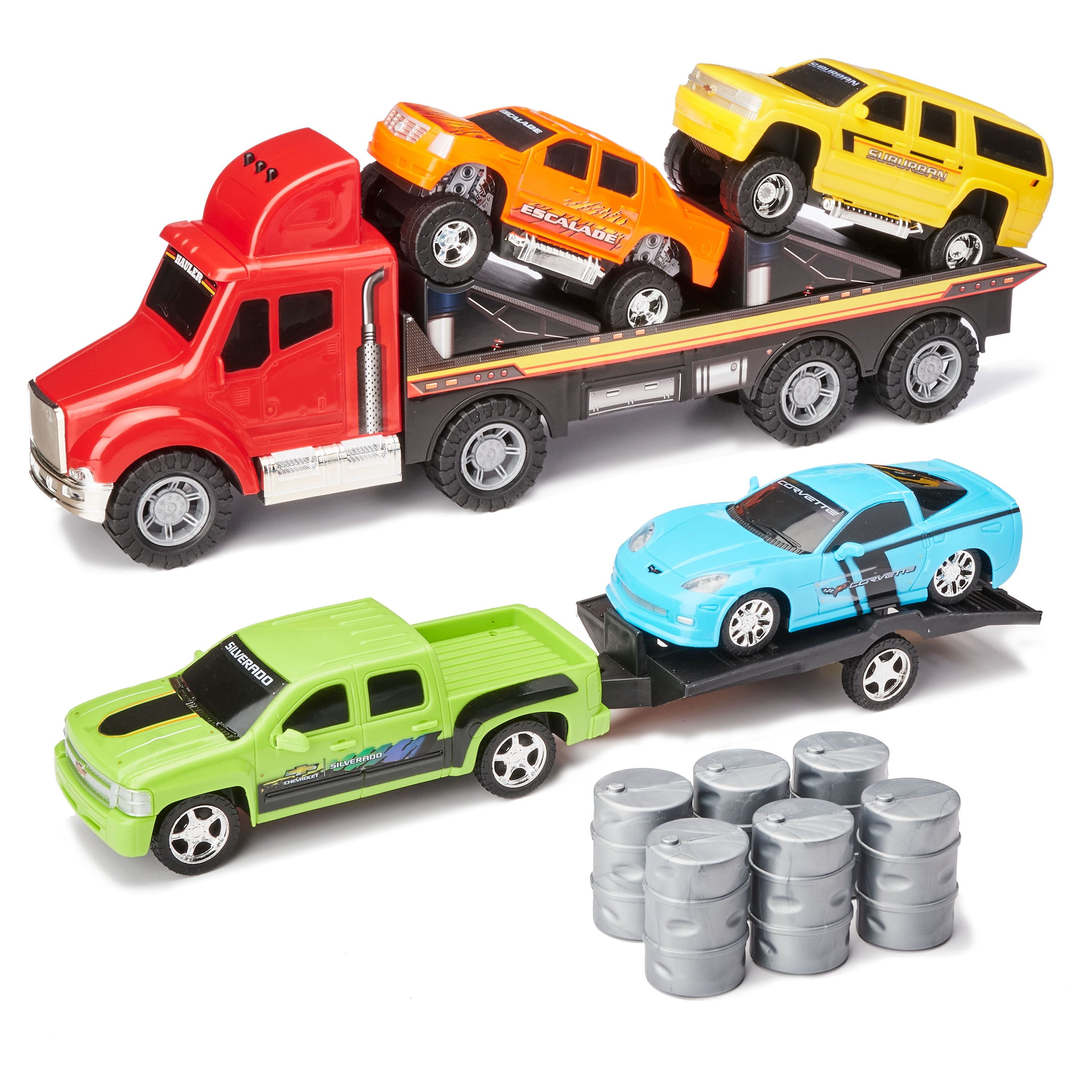 Kid Connection Deluxe Truck Play Vehicles 11 Pieces